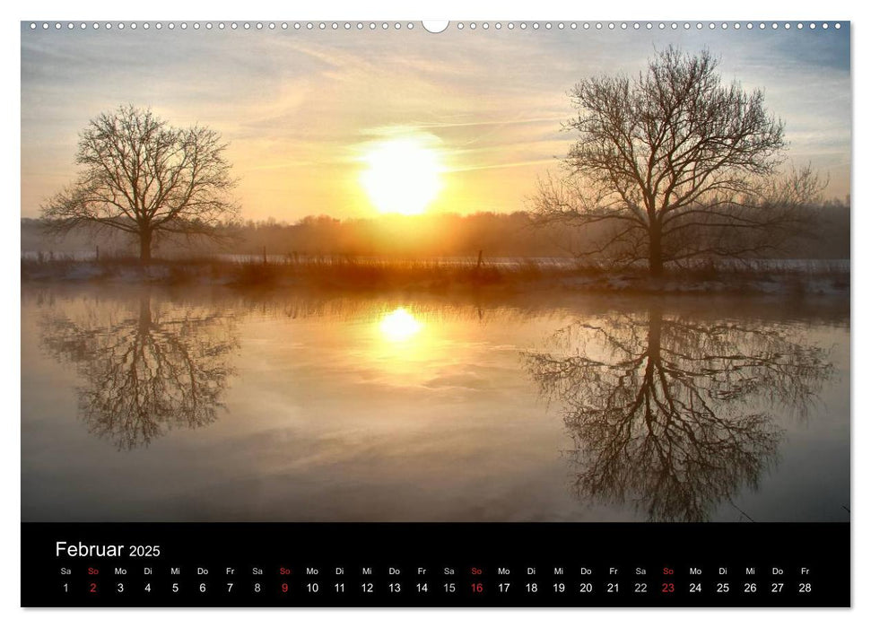 Mystische Momente - Nebelstimmungen an der Ruhr (CALVENDO Wandkalender 2025)