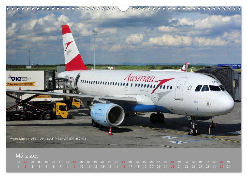 Flugzeuge im Auge der Kamera (CALVENDO Wandkalender 2025)