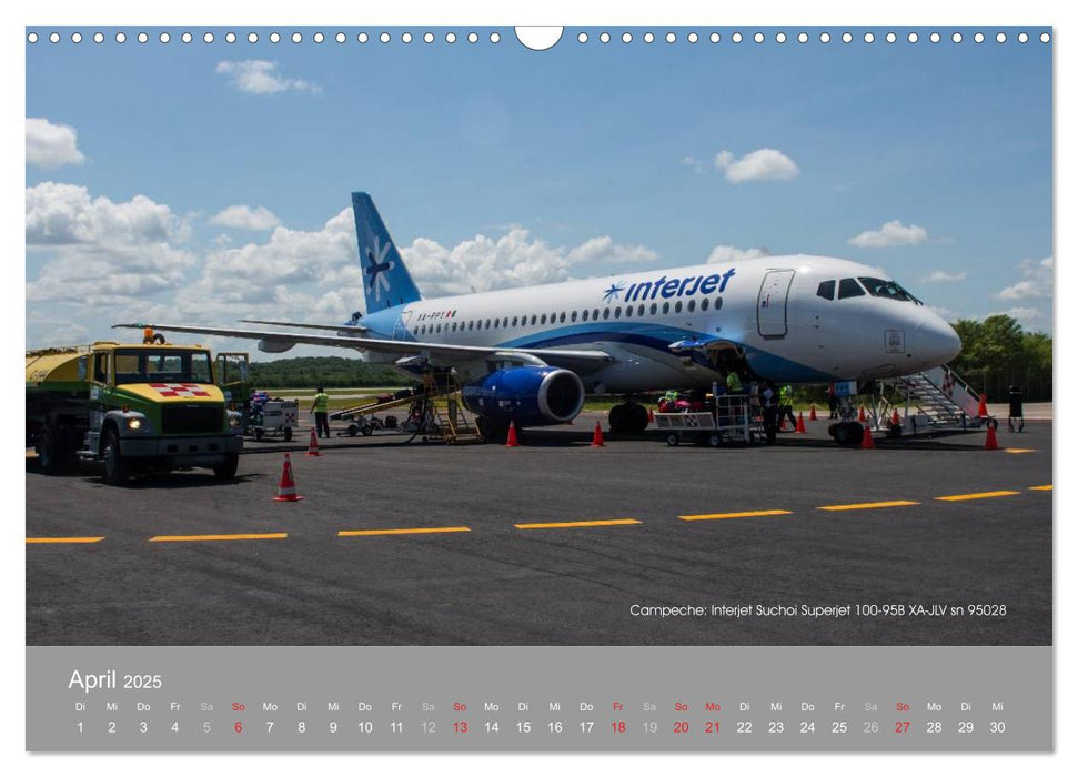 Flugzeuge im Auge der Kamera (CALVENDO Wandkalender 2025)