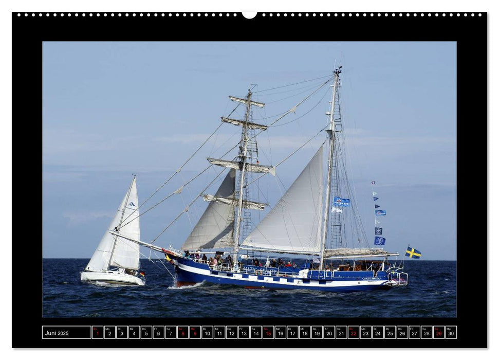 Vorfahrt beachten! - Begegnungen auf See (CALVENDO Wandkalender 2025)