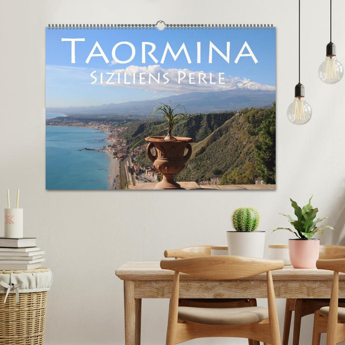 Taormina Siziliens Perle (CALVENDO Wandkalender 2025)