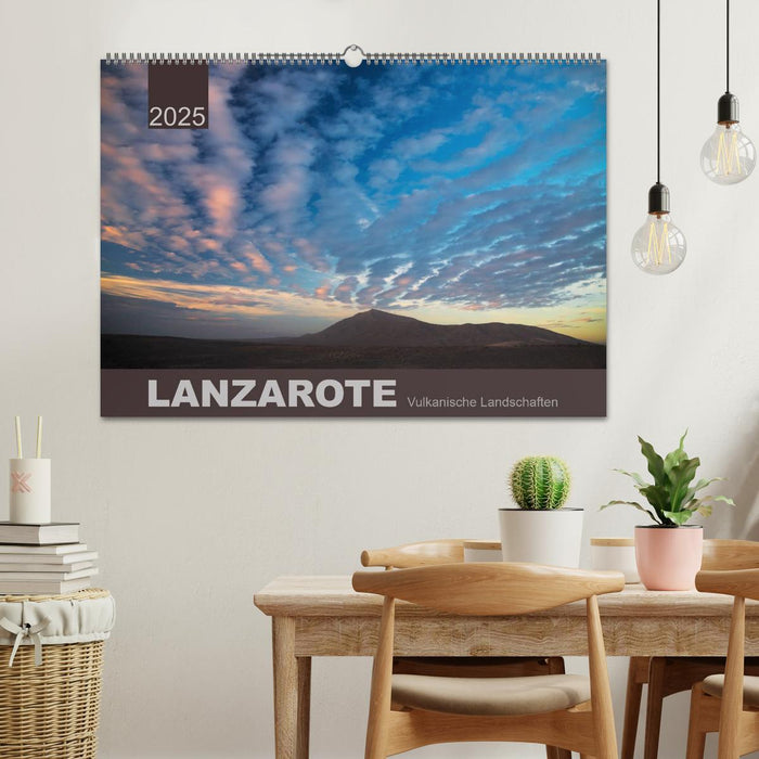 LANZAROTE Vulkanische Landschaften (CALVENDO Wandkalender 2025)