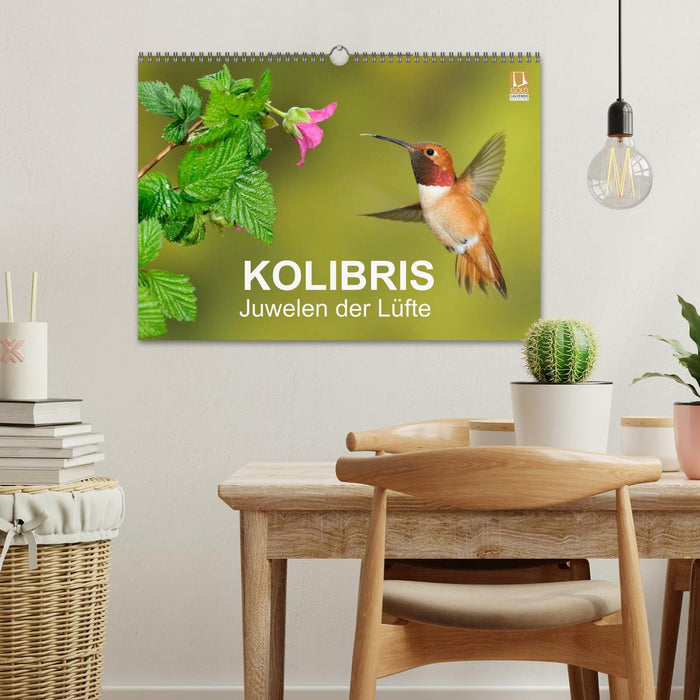 Kolibris - Juwelen der Lüfte (CALVENDO Wandkalender 2025)