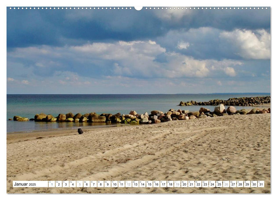 Die Ostsee - von Schleswig nach Glücksburg (CALVENDO Wandkalender 2025)