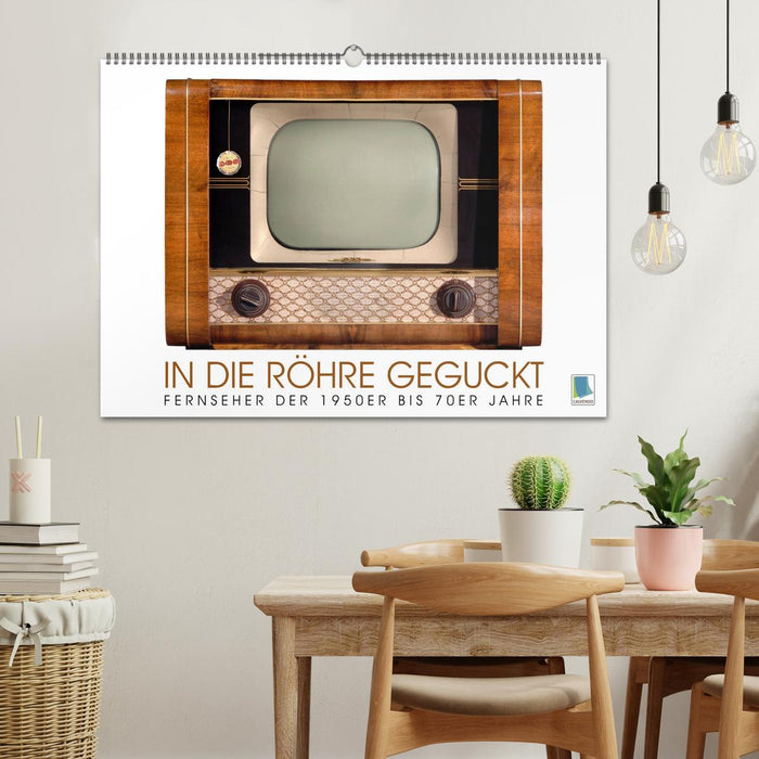 Fernseher der 1950er bis 70er Jahre: In die Röhre geguckt (CALVENDO Wandkalender 2025)