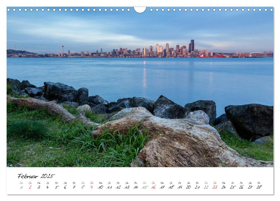 Eine Reise nach Seattle (CALVENDO Wandkalender 2025)