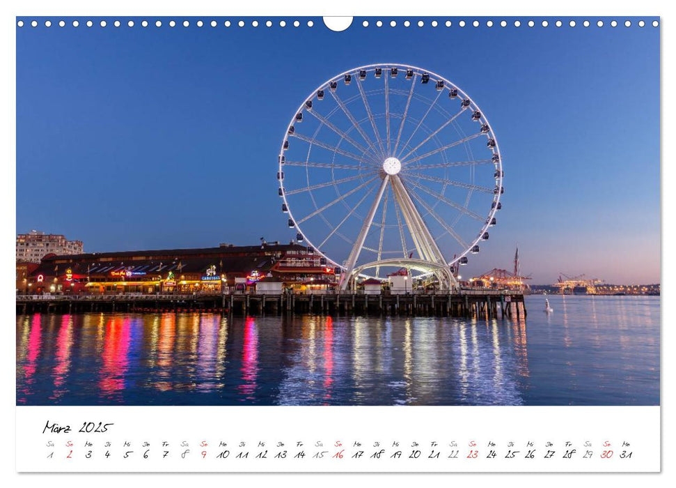 Eine Reise nach Seattle (CALVENDO Wandkalender 2025)