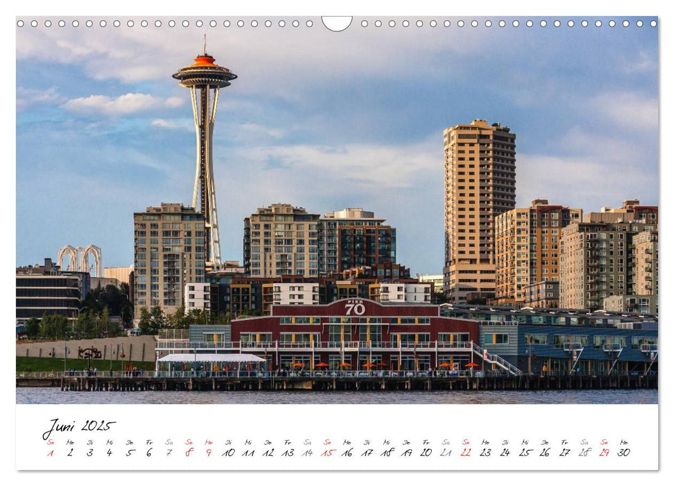 Eine Reise nach Seattle (CALVENDO Wandkalender 2025)