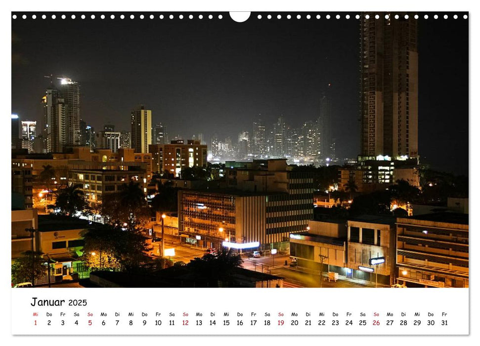 Panama - Finanzwelt und Naturparadies (CALVENDO Wandkalender 2025)