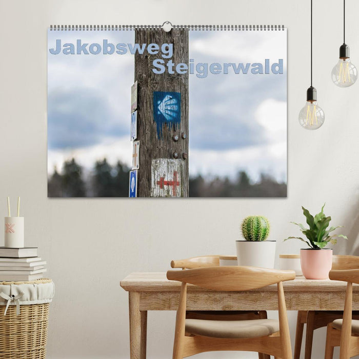 Jakobsweg Steigerwald (CALVENDO Wandkalender 2025)