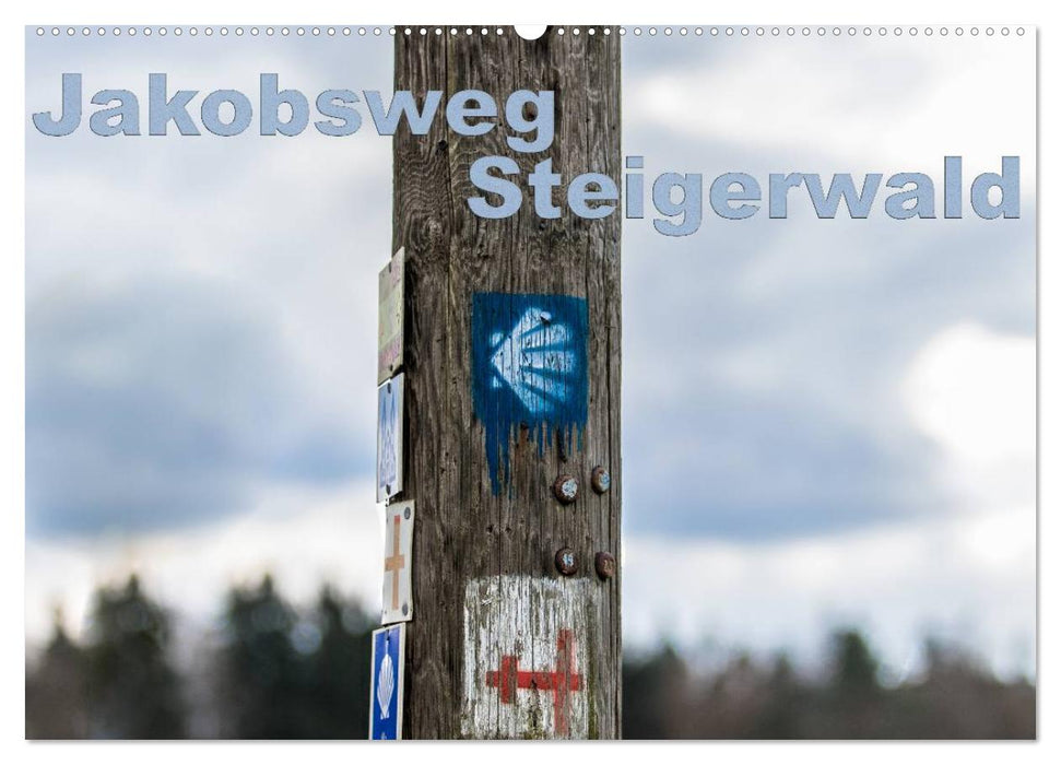 Jakobsweg Steigerwald (CALVENDO Wandkalender 2025)