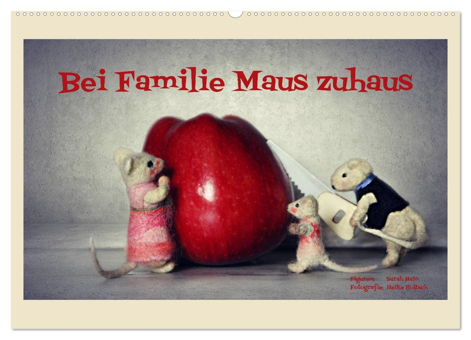 Bei Familie Maus zuhaus (CALVENDO Wandkalender 2025)