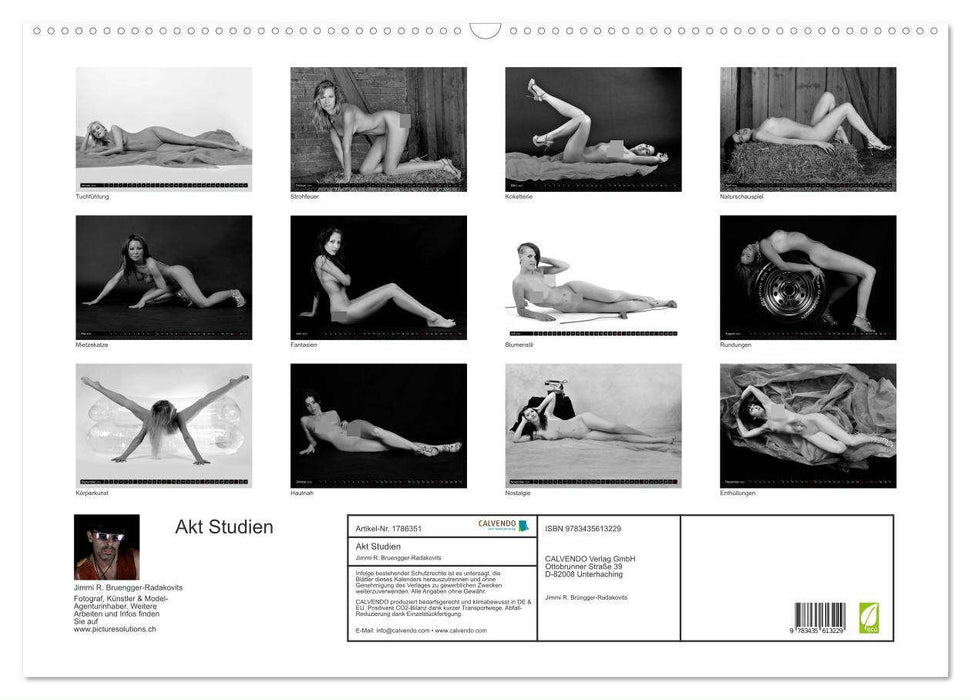 Akt Studien (CALVENDO Wandkalender 2025)