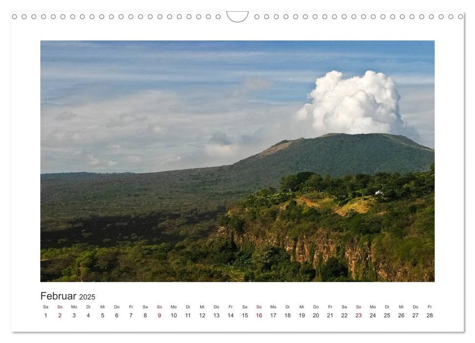 Nicaragua - Land der Vulkane (CALVENDO Wandkalender 2025)