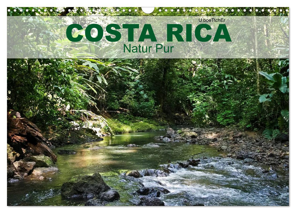 Costa Rica - Natur Pur (CALVENDO Wandkalender 2025)