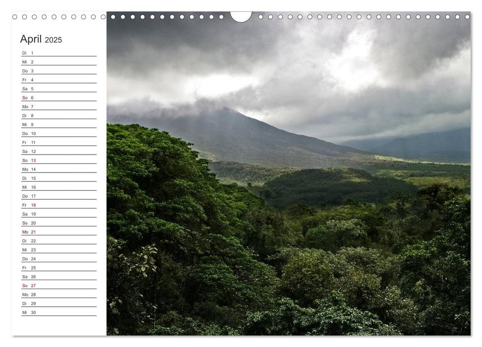 Costa Rica - Natur Pur (CALVENDO Wandkalender 2025)