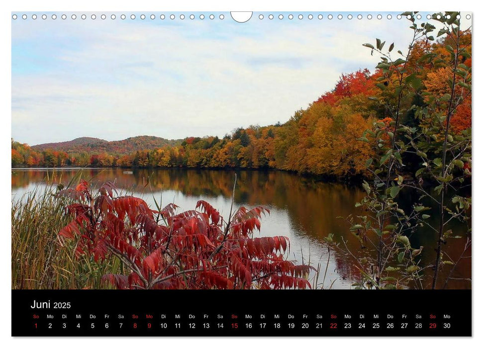 Indianer-Sommer Mont Tremblant Quebec (CALVENDO Wandkalender 2025)