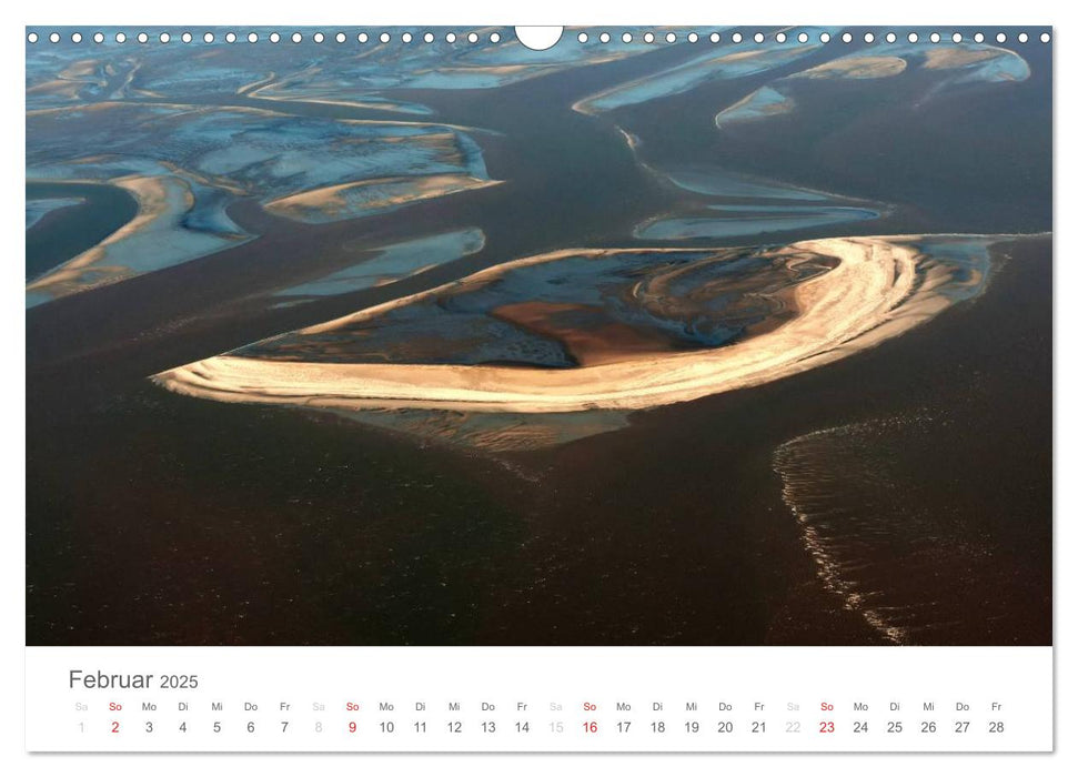 Nordfriesische Inseln im Auge des Fotografen (CALVENDO Wandkalender 2025)