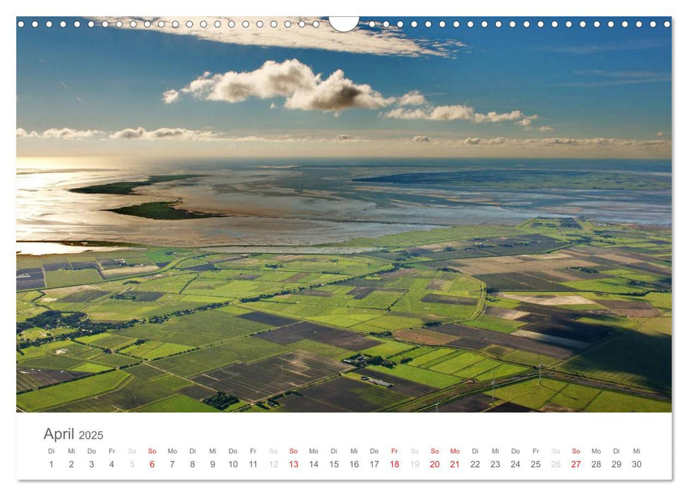 Nordfriesische Inseln im Auge des Fotografen (CALVENDO Wandkalender 2025)