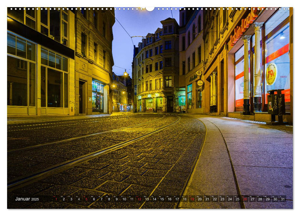 Ein Blick auf Halle an der Saale (CALVENDO Wandkalender 2025)