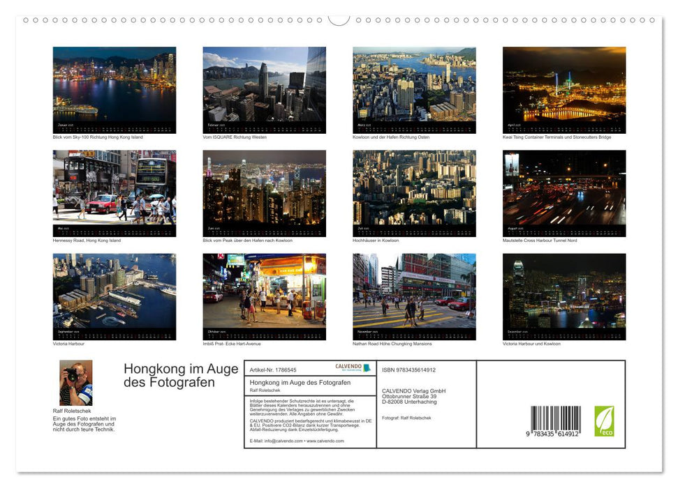 Hongkong im Auge des Fotografen (CALVENDO Premium Wandkalender 2025)