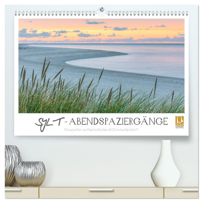 SYLT - Abendspaziergänge (CALVENDO Premium Wandkalender 2025)