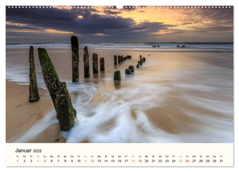 SYLT - Abendspaziergänge (CALVENDO Premium Wandkalender 2025)