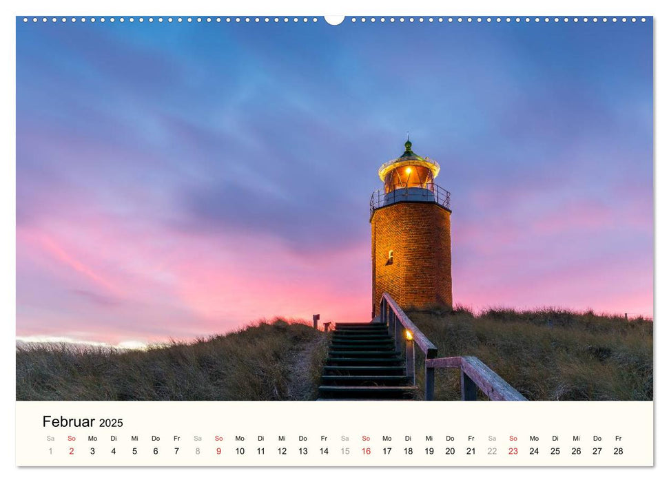 SYLT - Abendspaziergänge (CALVENDO Premium Wandkalender 2025)