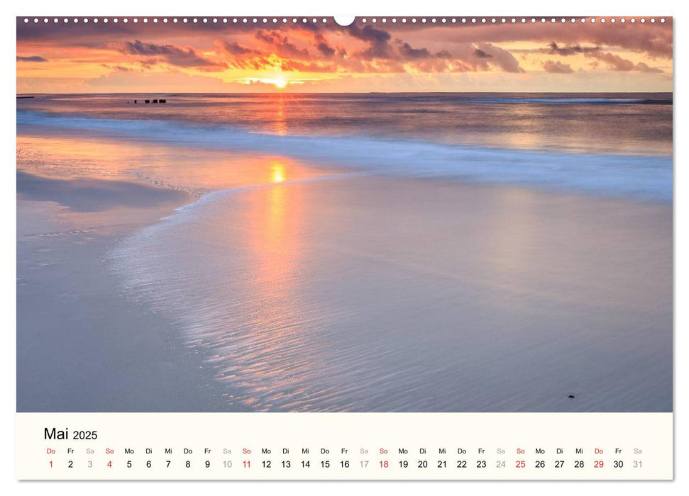 SYLT - Abendspaziergänge (CALVENDO Premium Wandkalender 2025)