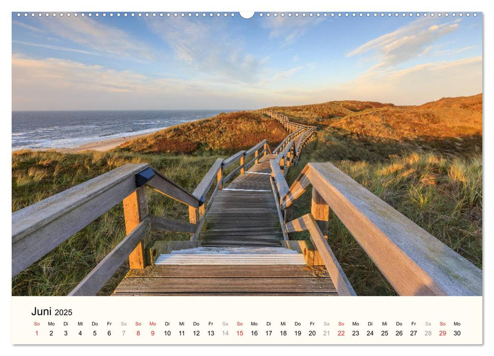 SYLT - Abendspaziergänge (CALVENDO Premium Wandkalender 2025)