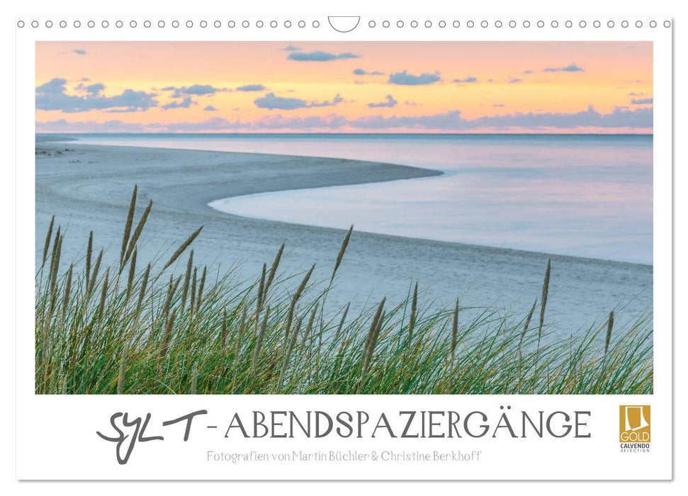 SYLT - Abendspaziergänge (CALVENDO Wandkalender 2025)