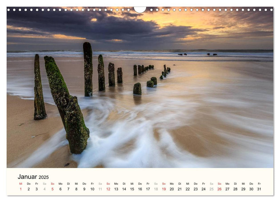 SYLT - Abendspaziergänge (CALVENDO Wandkalender 2025)