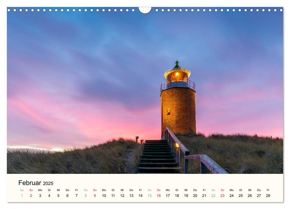 SYLT - Abendspaziergänge (CALVENDO Wandkalender 2025)