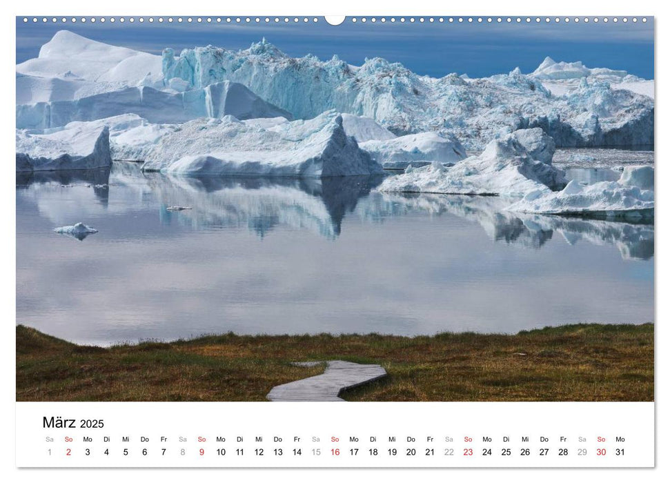 Rund um den Ilulissat Eisfjord - GRÖNLAND 2025 (CALVENDO Premium Wandkalender 2025)