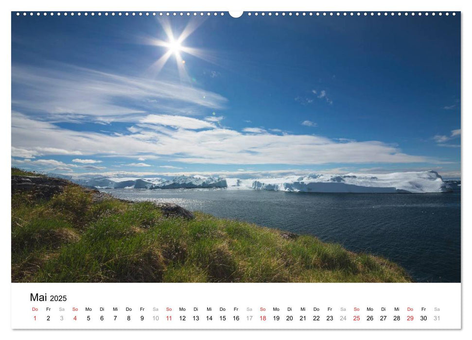 Rund um den Ilulissat Eisfjord - GRÖNLAND 2025 (CALVENDO Premium Wandkalender 2025)