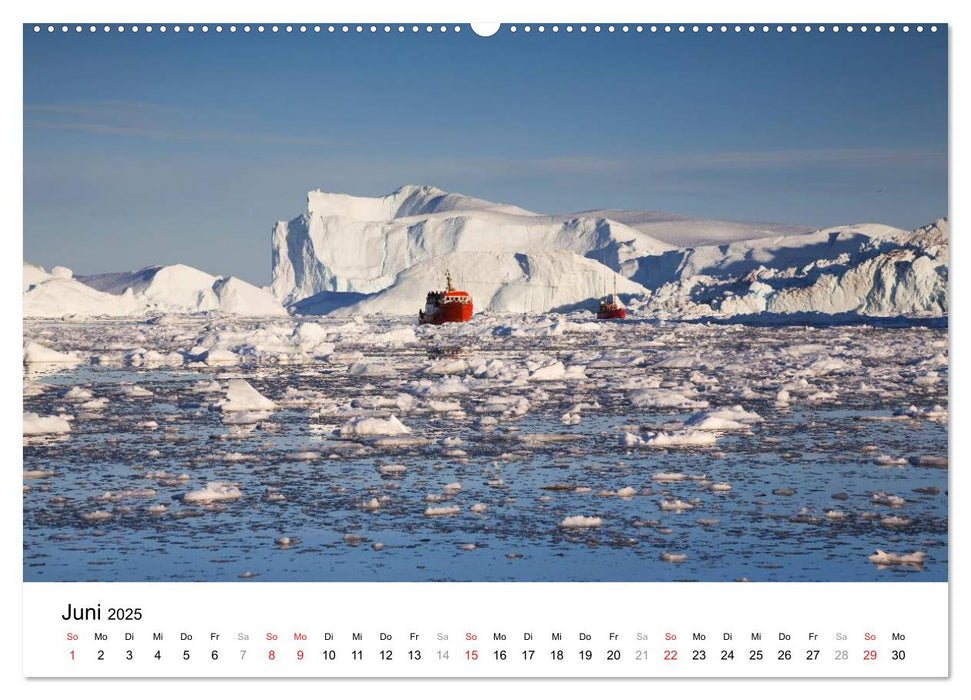 Rund um den Ilulissat Eisfjord - GRÖNLAND 2025 (CALVENDO Premium Wandkalender 2025)