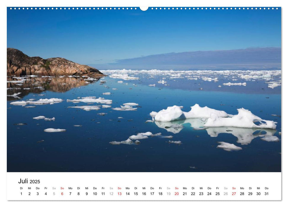 Rund um den Ilulissat Eisfjord - GRÖNLAND 2025 (CALVENDO Premium Wandkalender 2025)