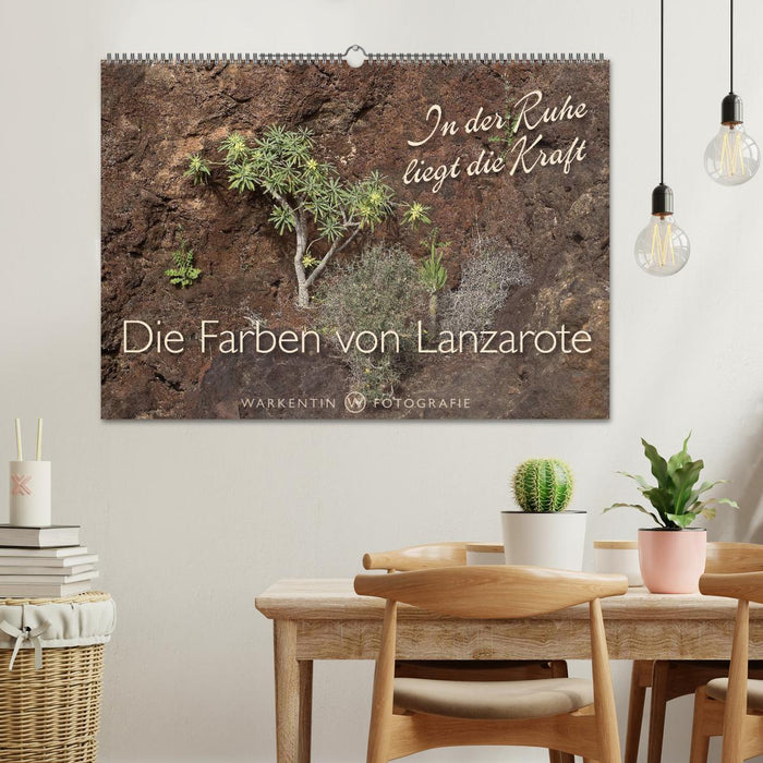 Die Farben von Lanzarote - In der Ruhe liegt die Kraft (CALVENDO Wandkalender 2025)