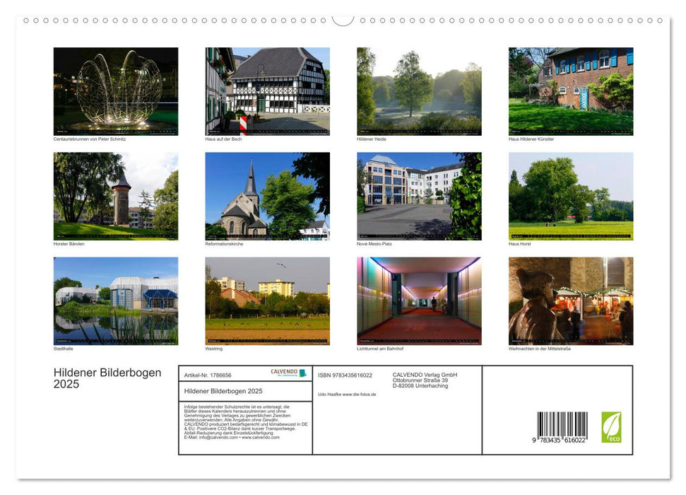 Hildener Bilderbogen 2025 (CALVENDO Premium Wandkalender 2025)