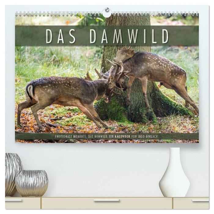 Emotionale Momente: Das Damwild. (CALVENDO Premium Wandkalender 2025)