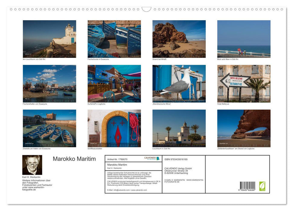 Marokko Maritim (CALVENDO Wandkalender 2025)