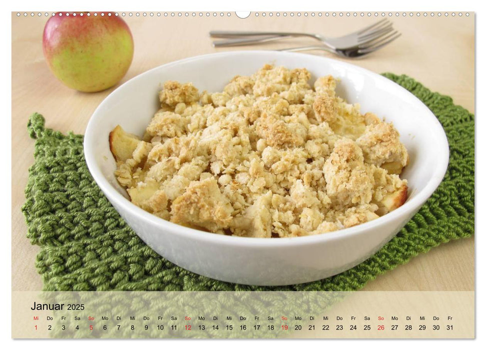 Mug Cakes, Minigugel, Tartelettes und andere kleine Kuchen (CALVENDO Wandkalender 2025)