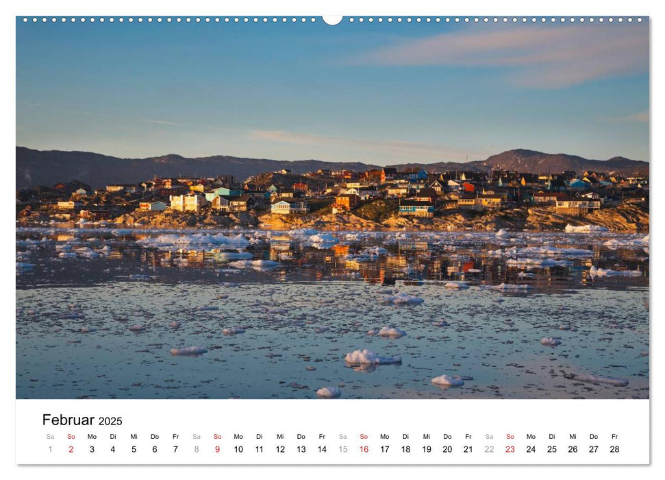 Rund um den Ilulissat Eisfjord - GRÖNLAND 2025 (CALVENDO Wandkalender 2025)