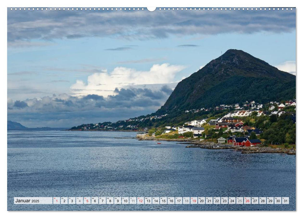 Hurtigruten - Faszination Natur (CALVENDO Wandkalender 2025)