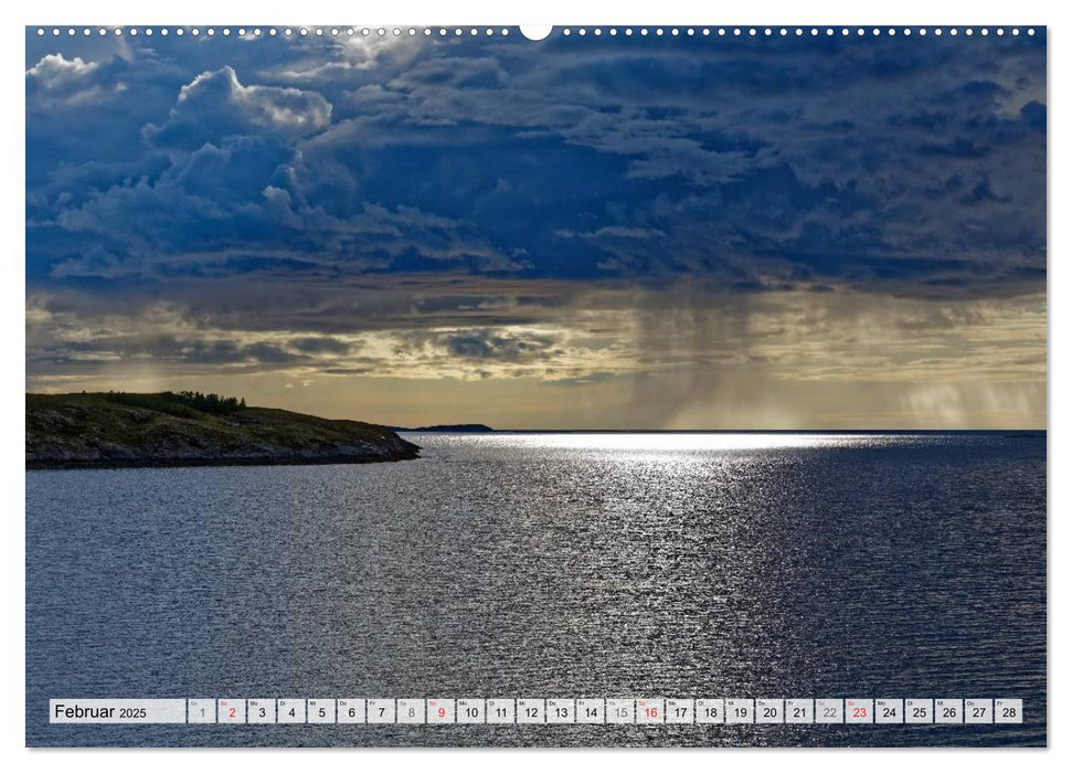 Hurtigruten - Faszination Natur (CALVENDO Wandkalender 2025)