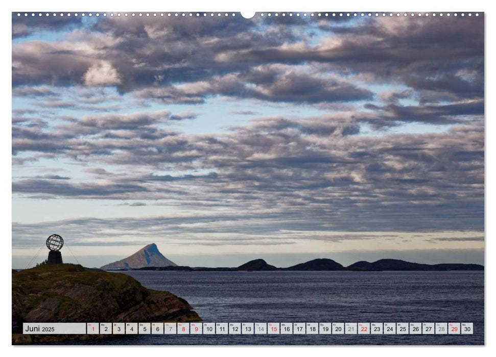 Hurtigruten - Faszination Natur (CALVENDO Wandkalender 2025)