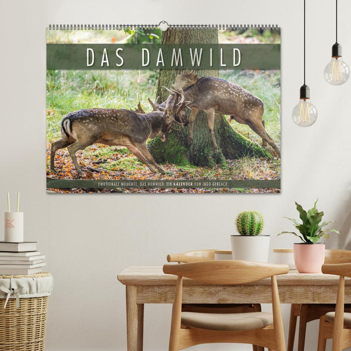 Emotionale Momente: Das Damwild. (CALVENDO Wandkalender 2025)