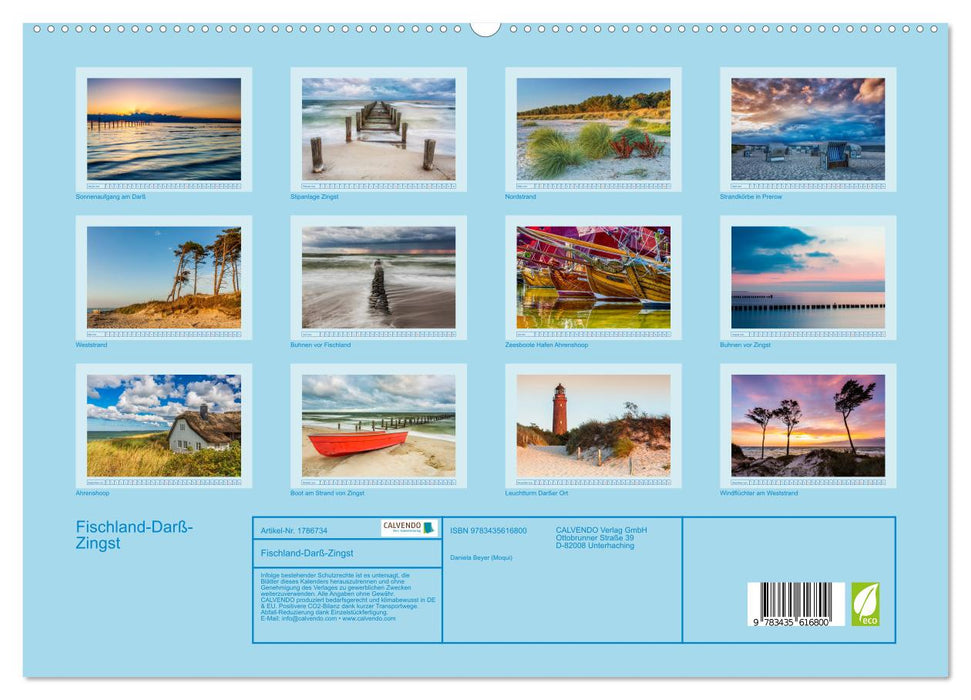 Fischland-Darß-Zingst (CALVENDO Premium Wandkalender 2025)