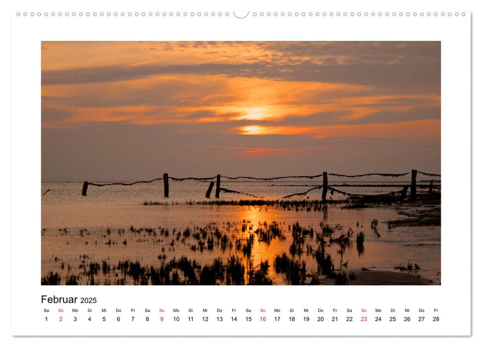 Sylt - Tage am Meer (CALVENDO Wandkalender 2025)