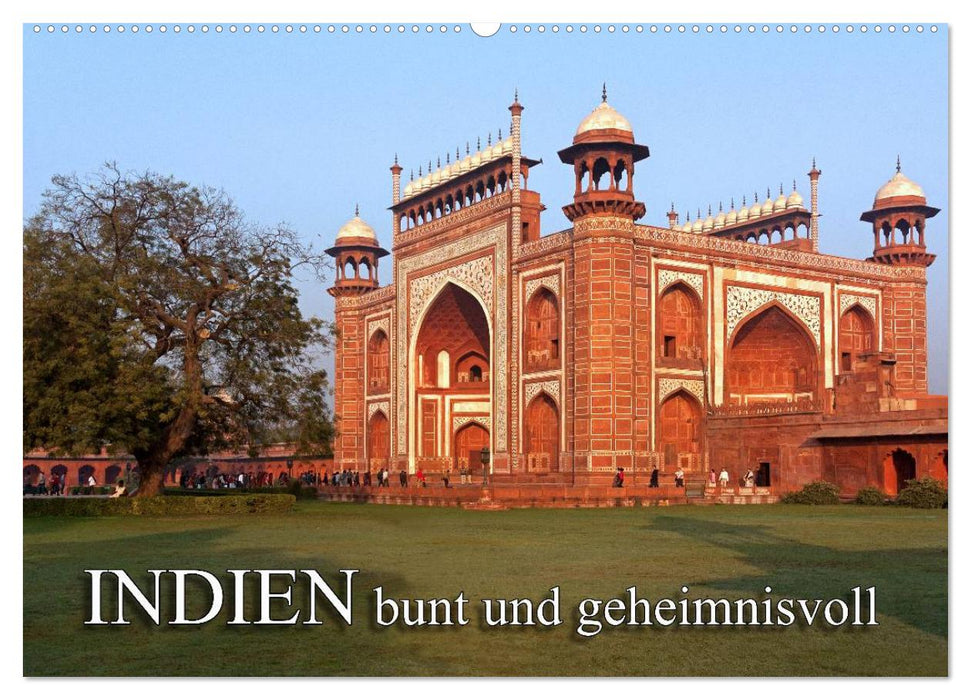 INDIEN - bunt und geheimnisvoll (CALVENDO Wandkalender 2025)